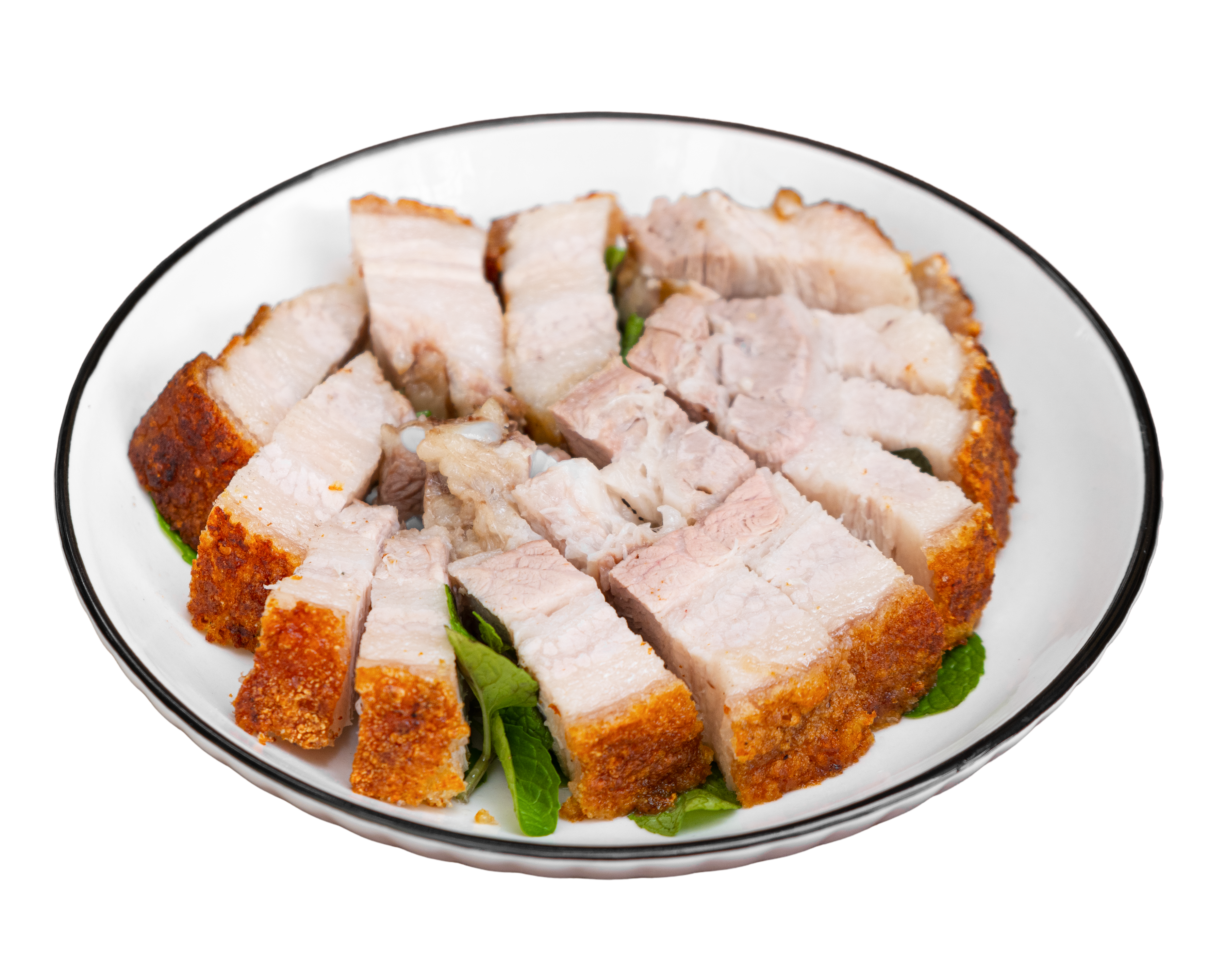 Thịt quay giòn bì