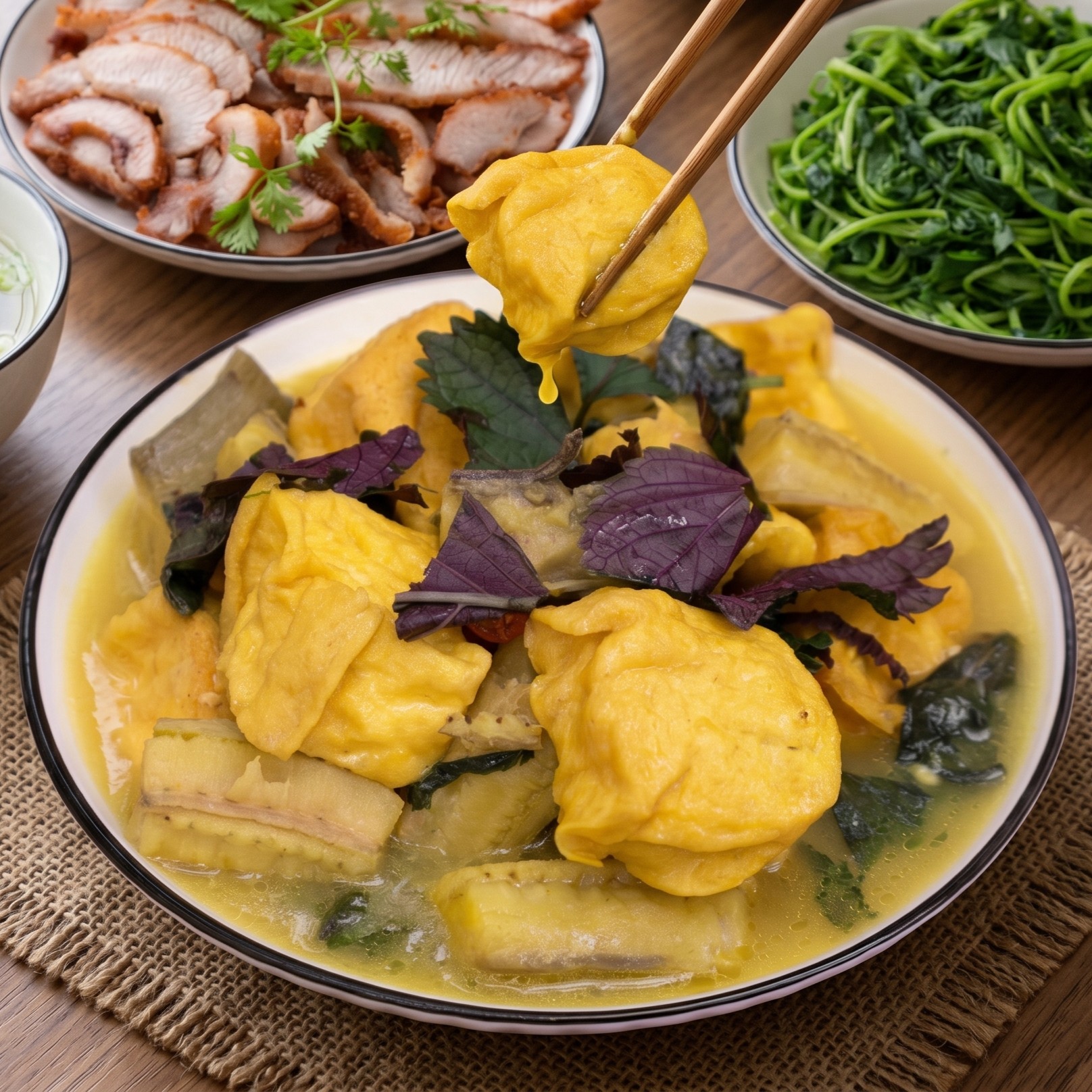 ĐẬU OM CHUỐI