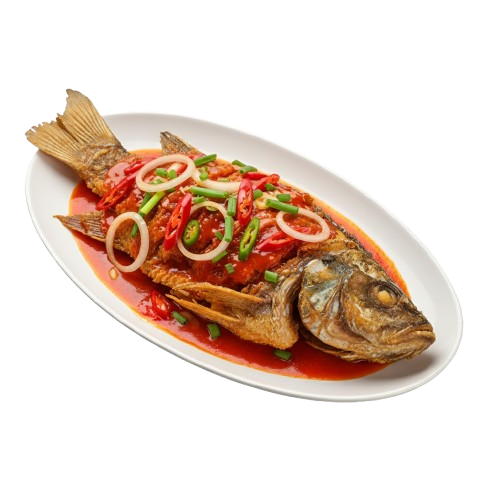 Cá diêu hồng sốt cay