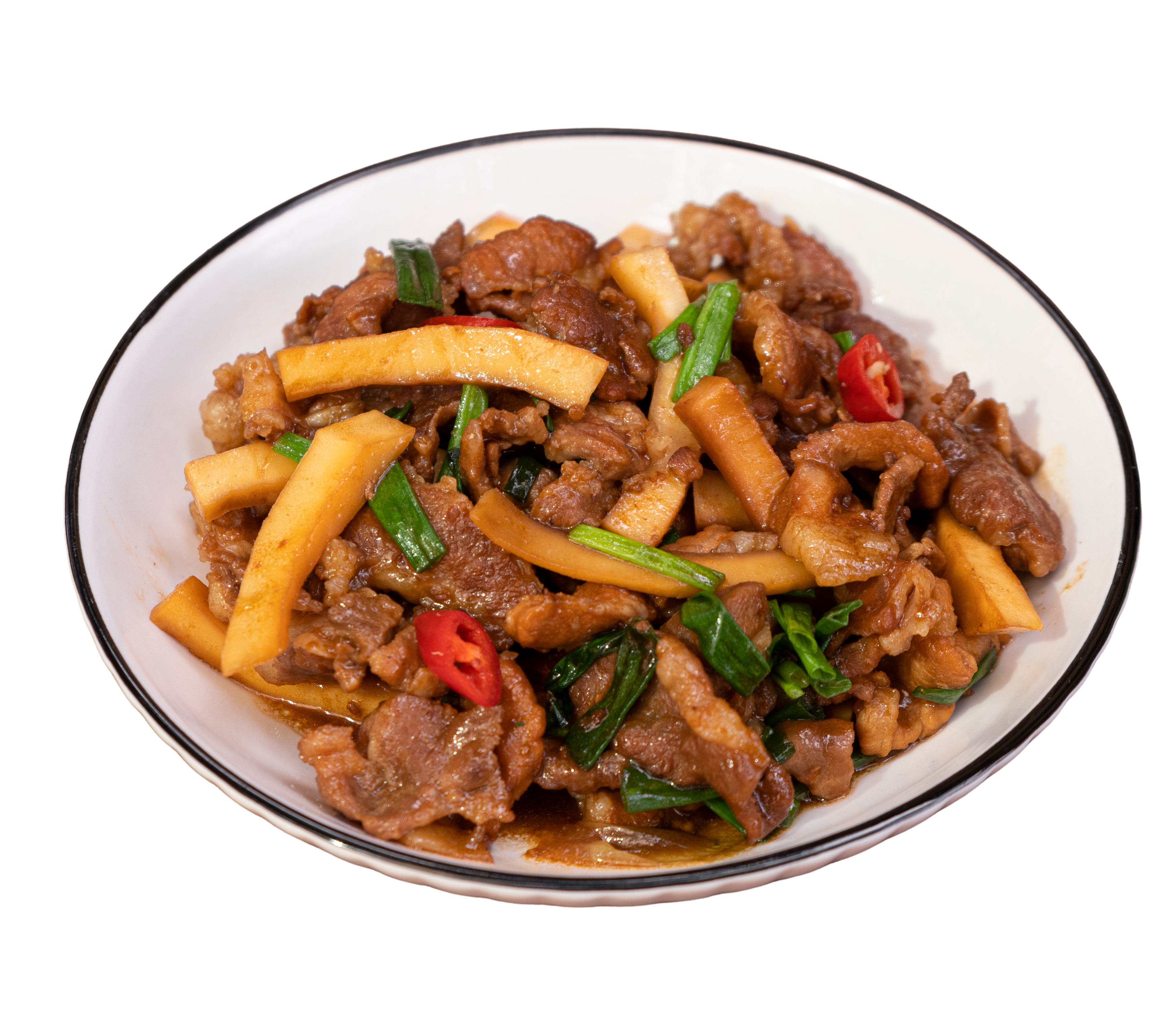 Thịt ba chỉ rang dừa