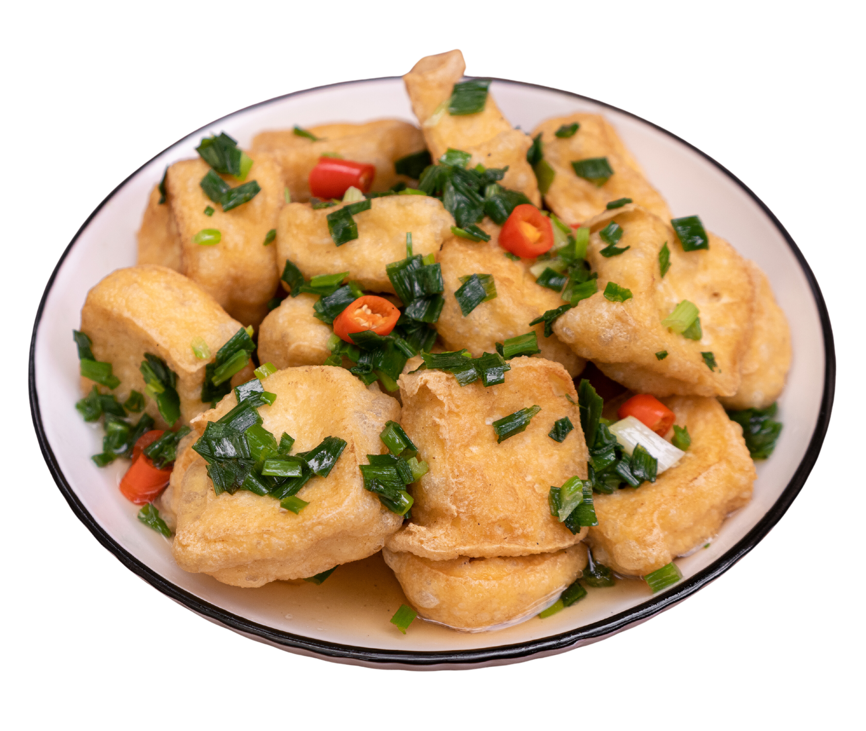 Đậu rán tẩm hành