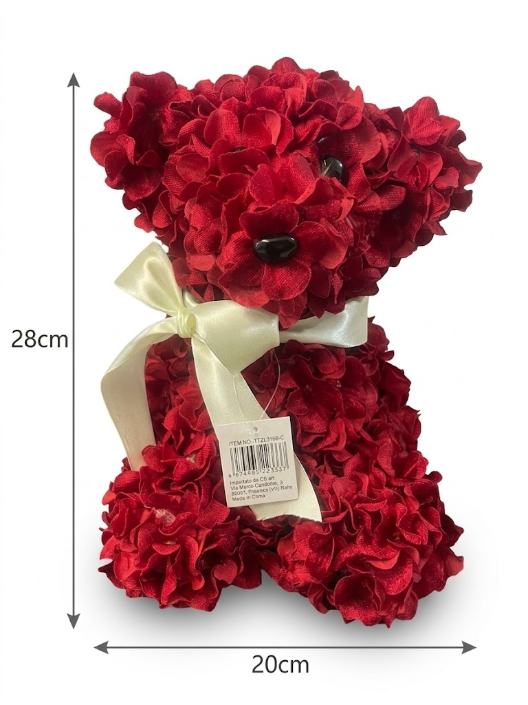 Big Teddy Bear di Rose Rosse