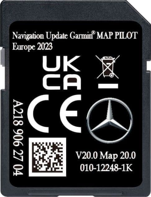 MERCEDES-BENZ GARMIN MAP PILOT SAT NAV 2024 SD CARD A2189062704