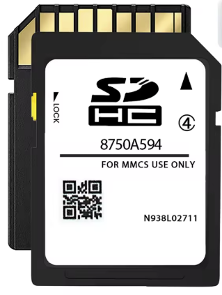 Mitsubishi V.2025 SD Card Outlander Pajero L200 Map 8750A594