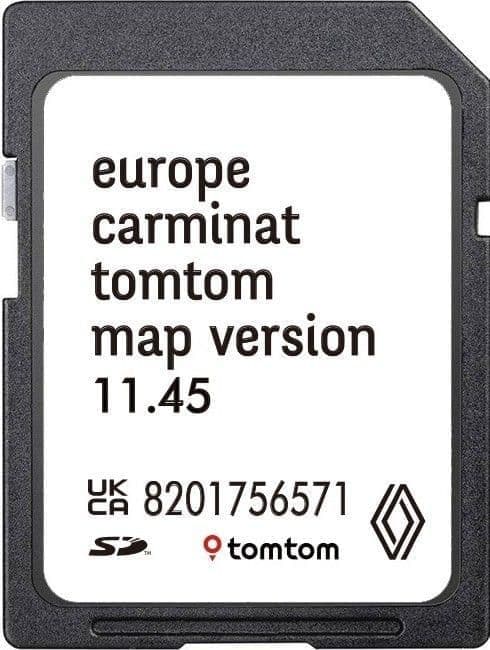 RENAULT CARMINAT Sat Nav Map SD Card Europe V11.45