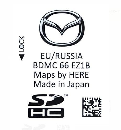 Mazda Navigation Europe SD CARD CONNECT System 2023 BDMC66EZ1B