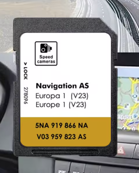 VOLKSWAGEN MIB2 AS SD CARD 32GB EUROPE MAPS 2026-2027 V23