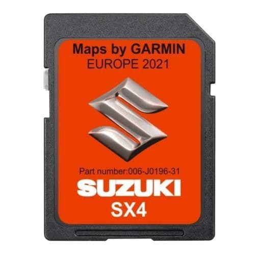 Suzuki Garmin Sat Nav SD card Europe 2022