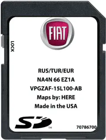 Fiat 124 Spider NA4N66EZ1A Sat Nav SD card Europe 2018