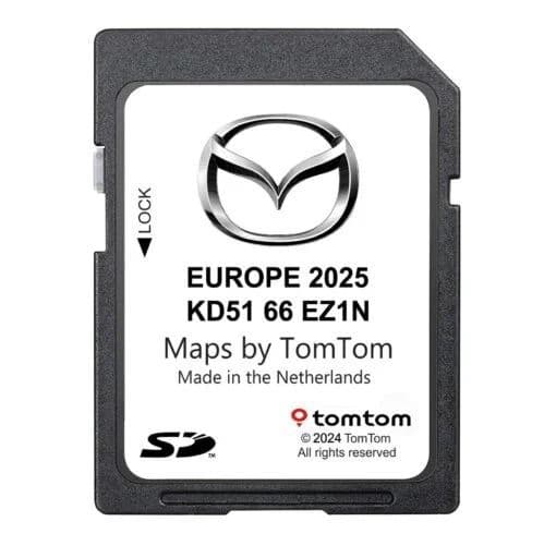 Mazda Europe KD5166EZ1N NB1 TomTom Sat Nav SD card 2025
