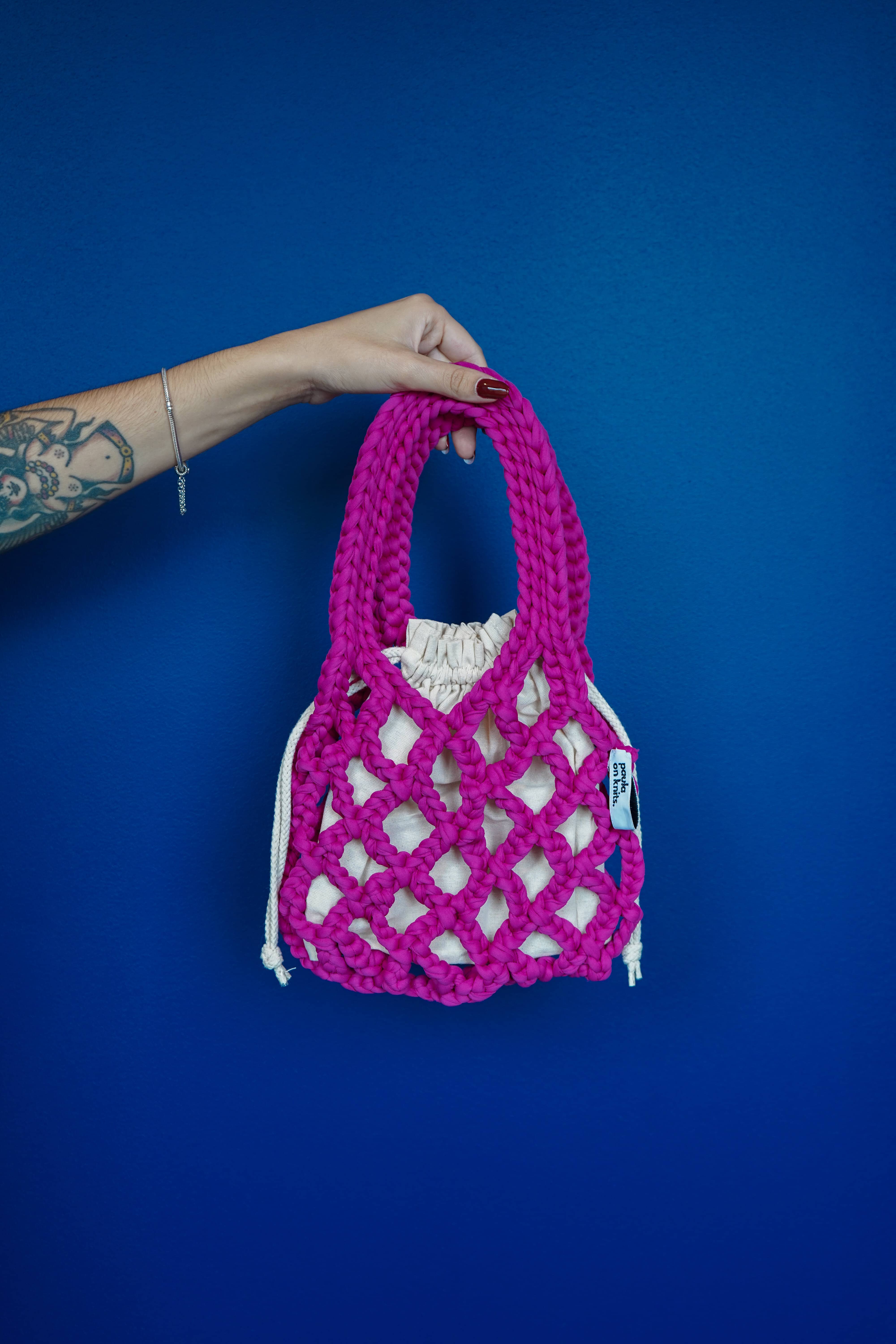 Neon Net Purse