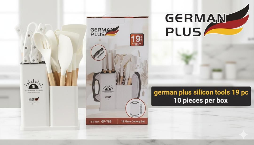 German Plus Silicone Kitchen Tools 19pc