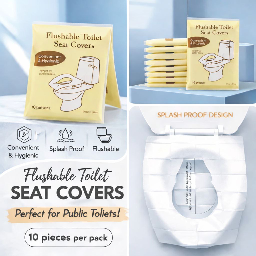 Flushable Toilet Seat Covers