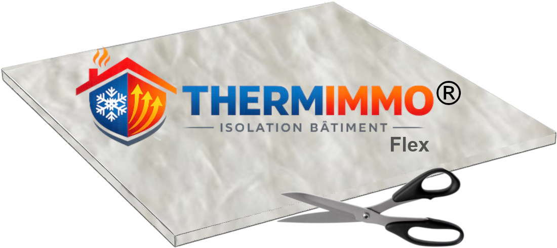 Thermimmo Flex — unité couvertures super ‑ isolantes de 10 mm, flexibles et adaptables