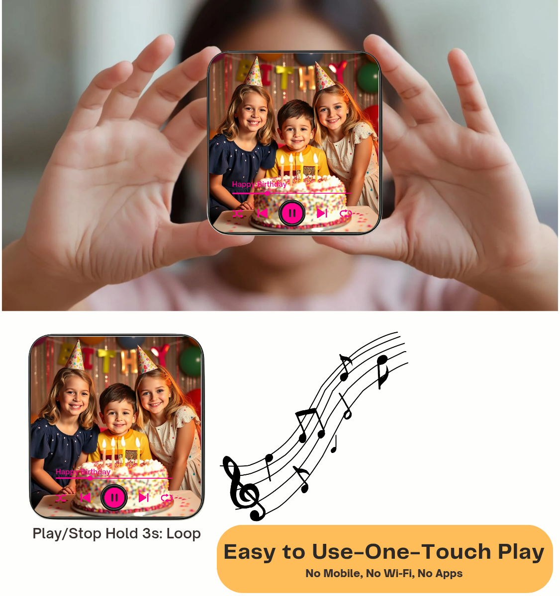  Birthday Music Magnet 