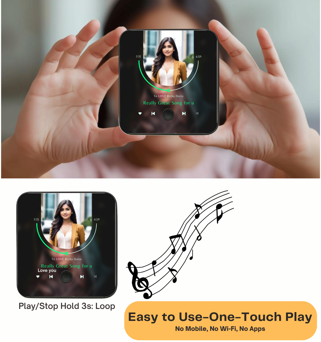 Personalized Song Plaque Memories