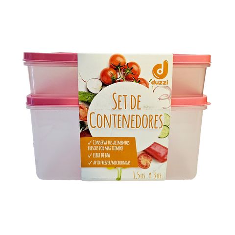 Set de Contenedores Duzzi