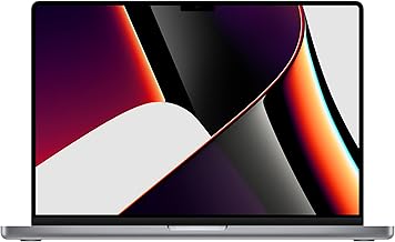 Apple MacBook Pro Late 2021 with Apple M1 Pro chip (16-inch, 16GB RAM, 512GB SSD) Space Gray (Renewed) 16 inches 512 GB