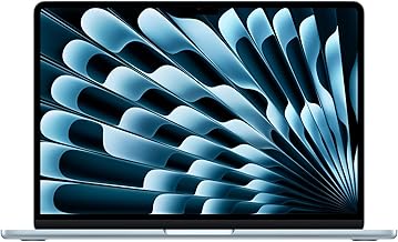 Apple 2025 MacBook Air with Apple M4 Chip, 13-inch, 16GB Unified Memory, 256GB SSD Storage, Sky Blue (Renewed) 13.6 inches 256 GB