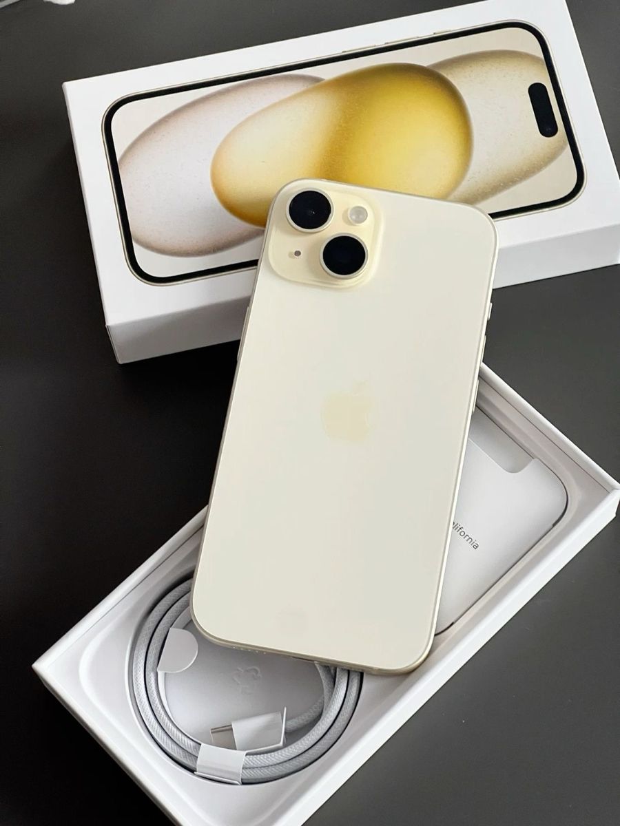 iPhone 15 6.1-inch 128GB Yellow 2023