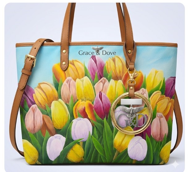 Tulip Garden Tote Bag