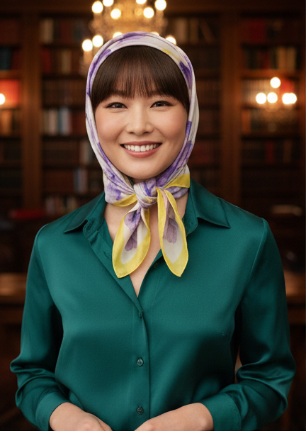 Saffron & Violet Bloom