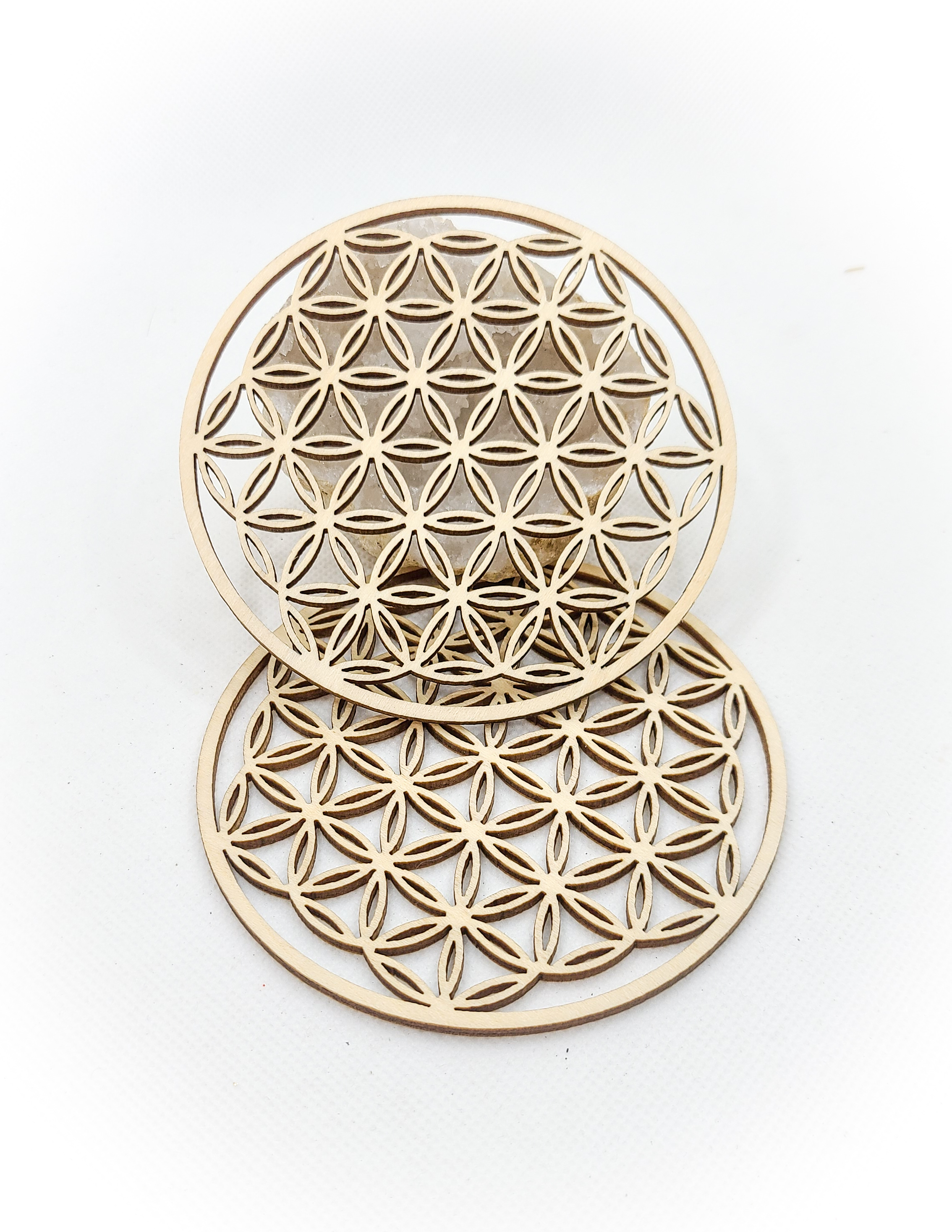 Fleur de vie en bois