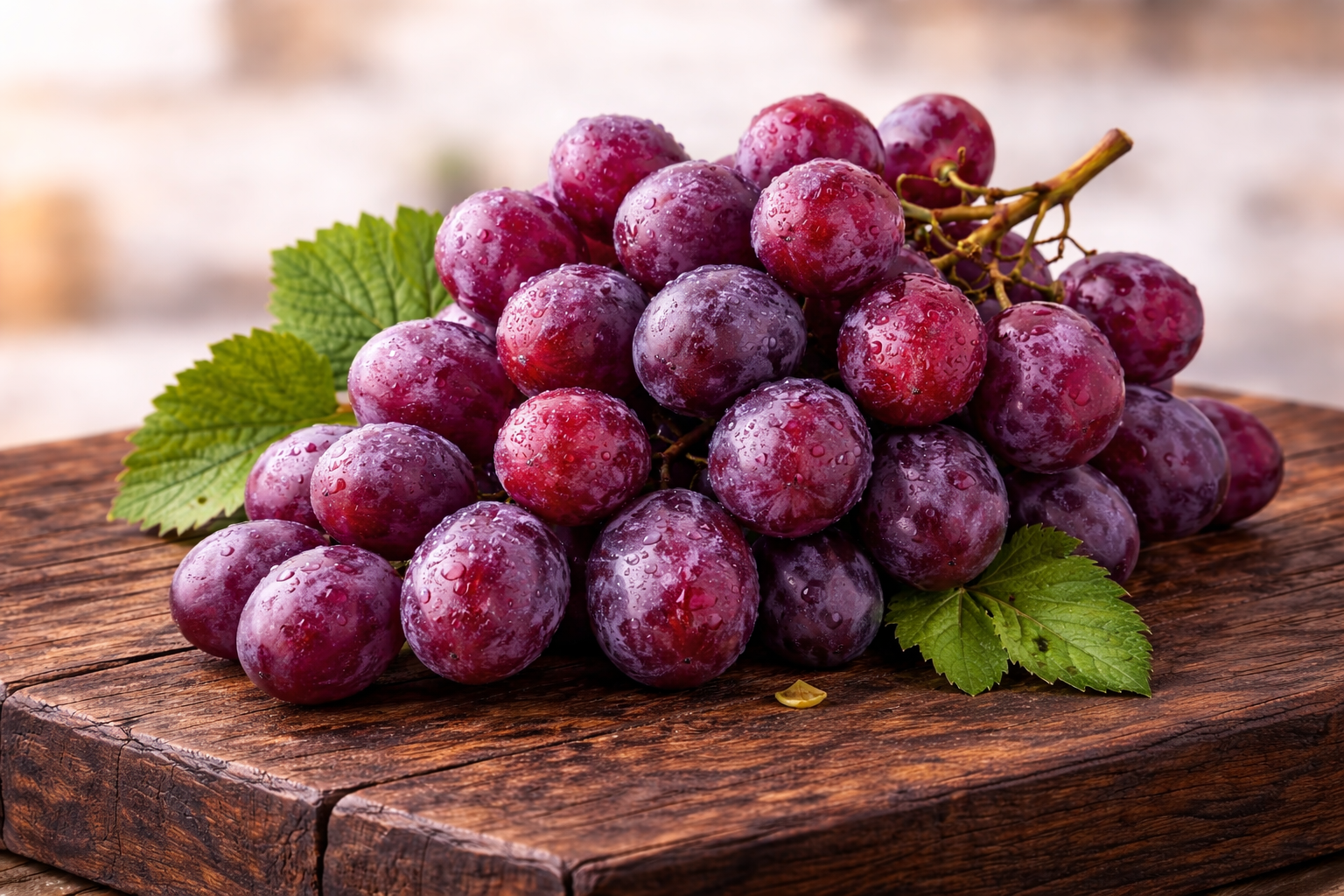 Uvas Rojas Frescas