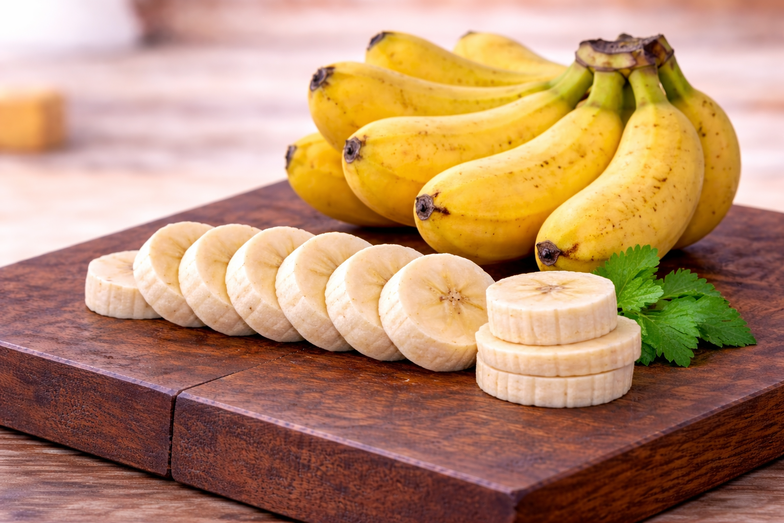 Plátano manzano fresco