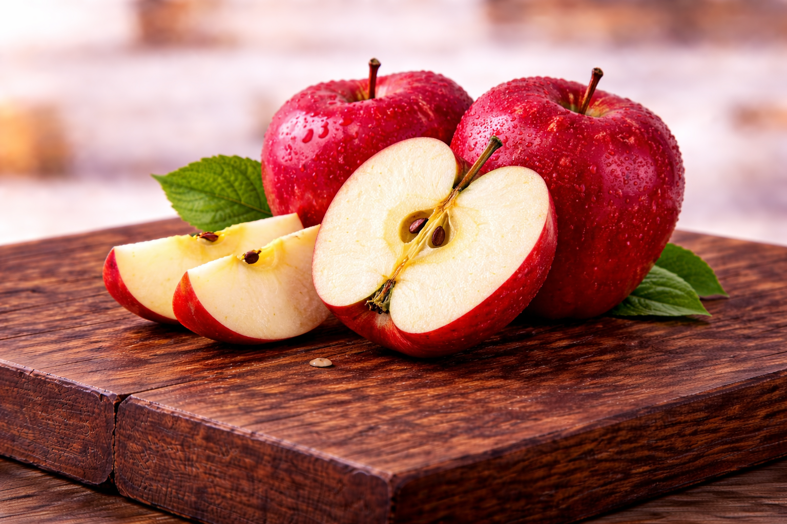 Manzanas Rojas Frescas