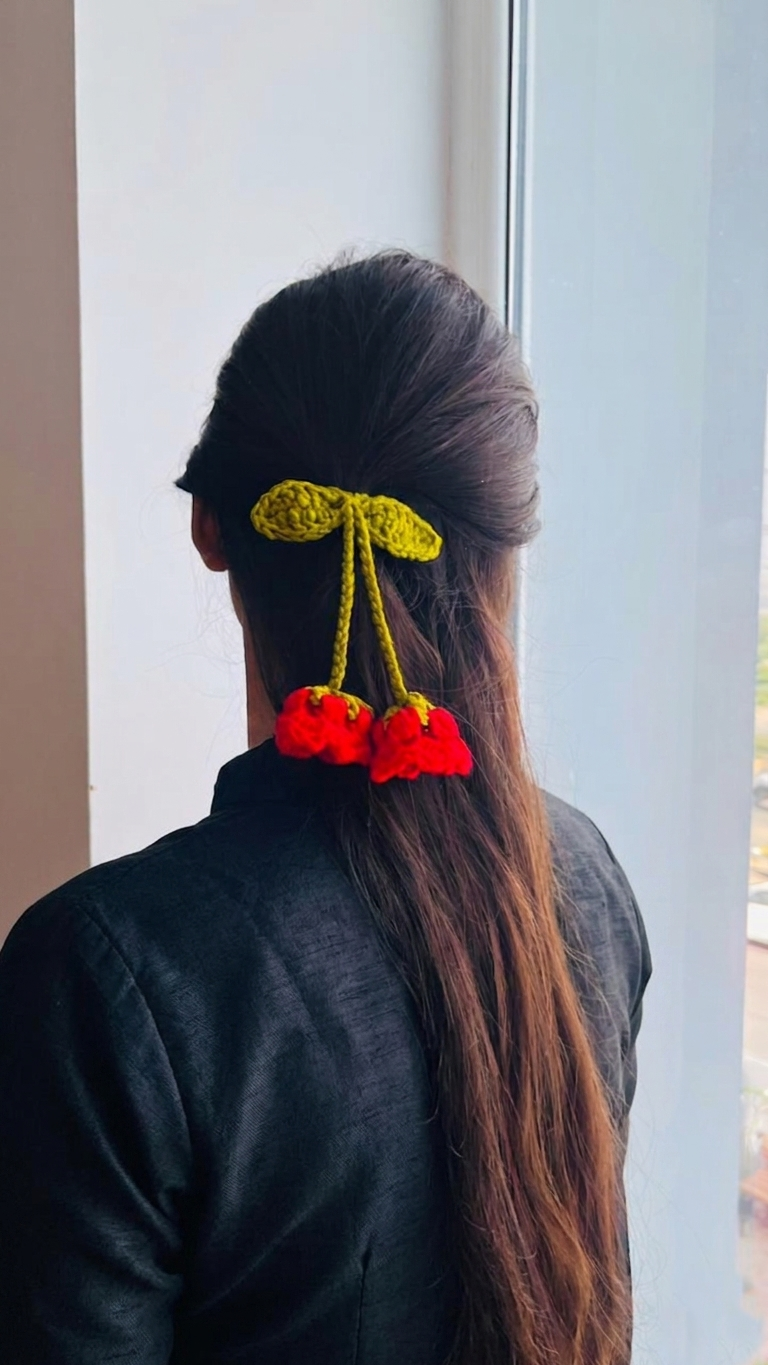 Crochet Lily Hair Tie
