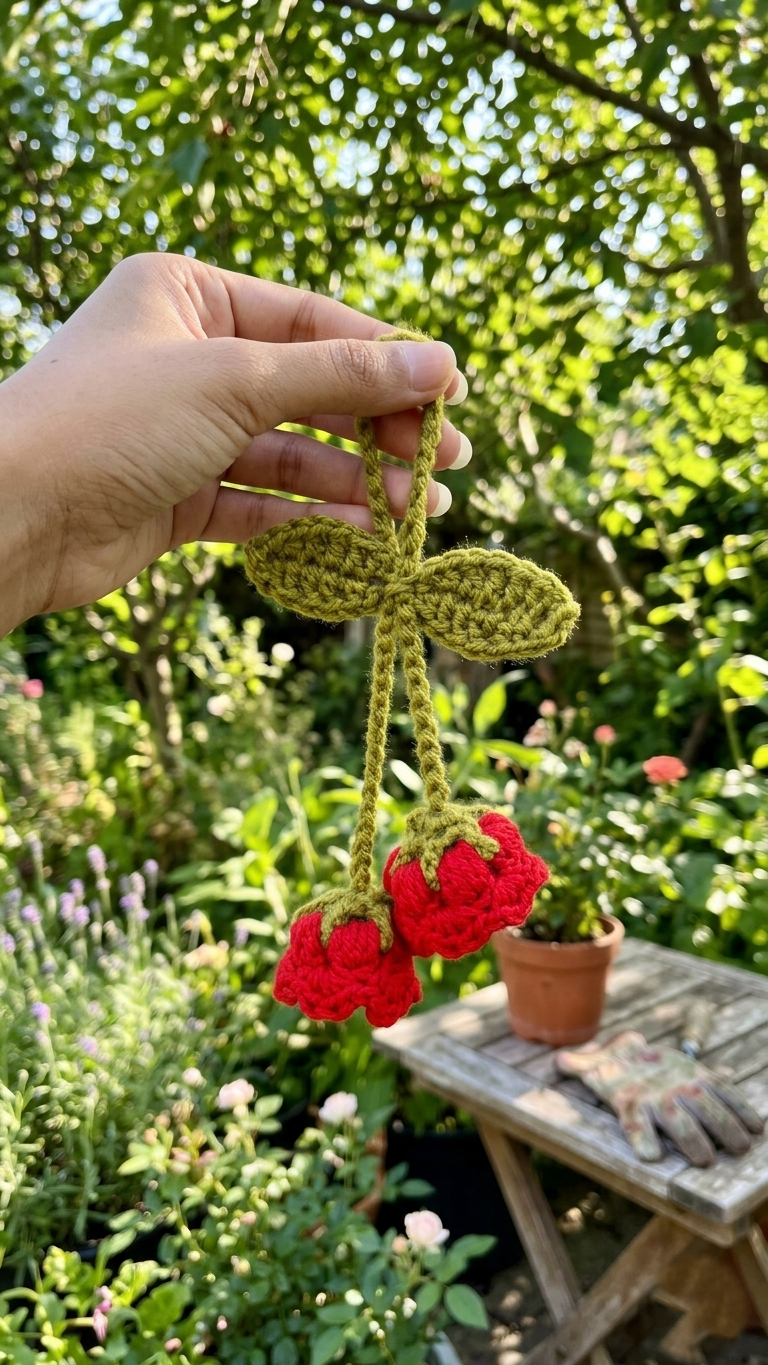 Crochet Lily Hair Tie