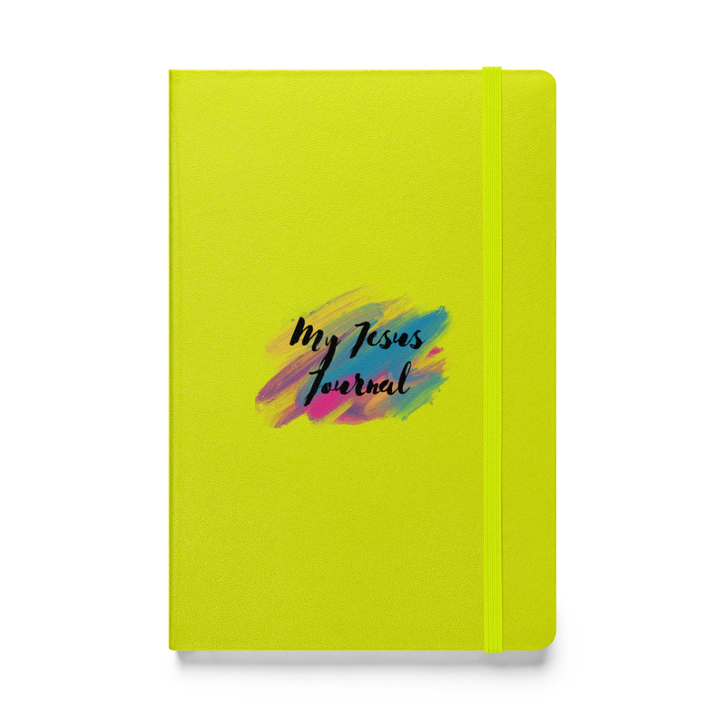 Hardcover Bound Jesus Journal Notebook