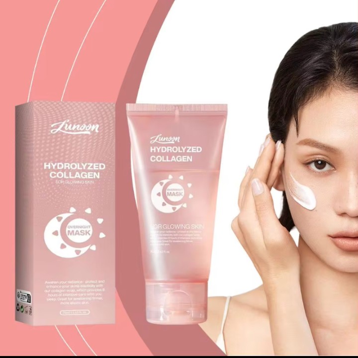 Face Night Mask Collagen Wrapping Mask Natural Ingredients Firming Elasticity & Hydration Anti-wrinkle For Skin Care