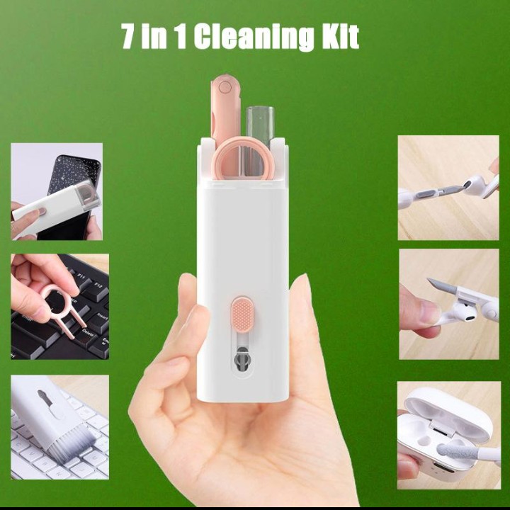 Multifunctional Bluetooth-compatible Headset Cleaning Pen Set Keyboard Cleaner Cleaning Tools Cleaner Keycap Puller Kit