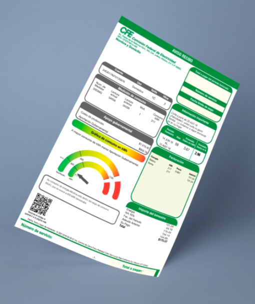 Tramite de Recibo de luz CFE