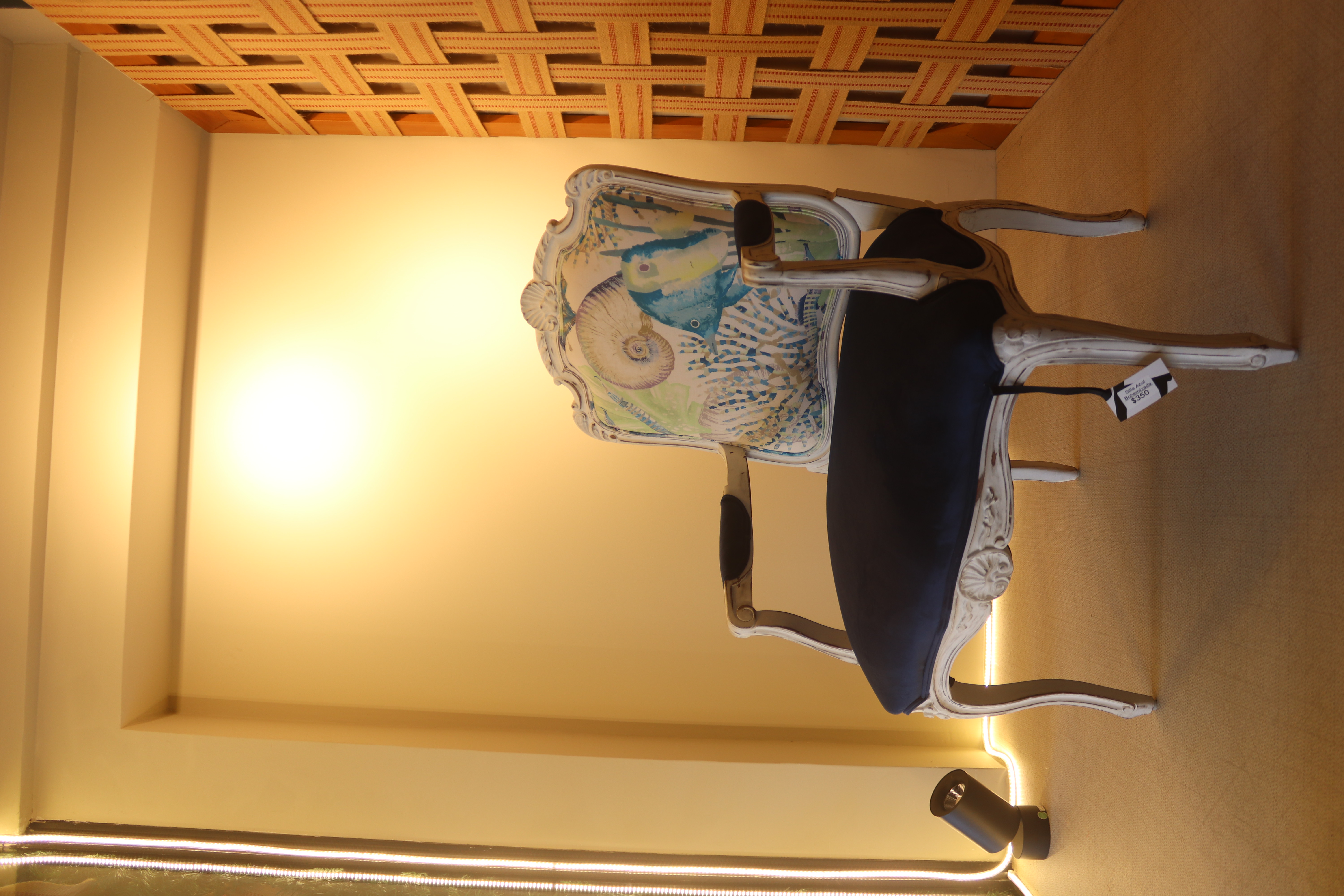 Silla Azul Bohemizada