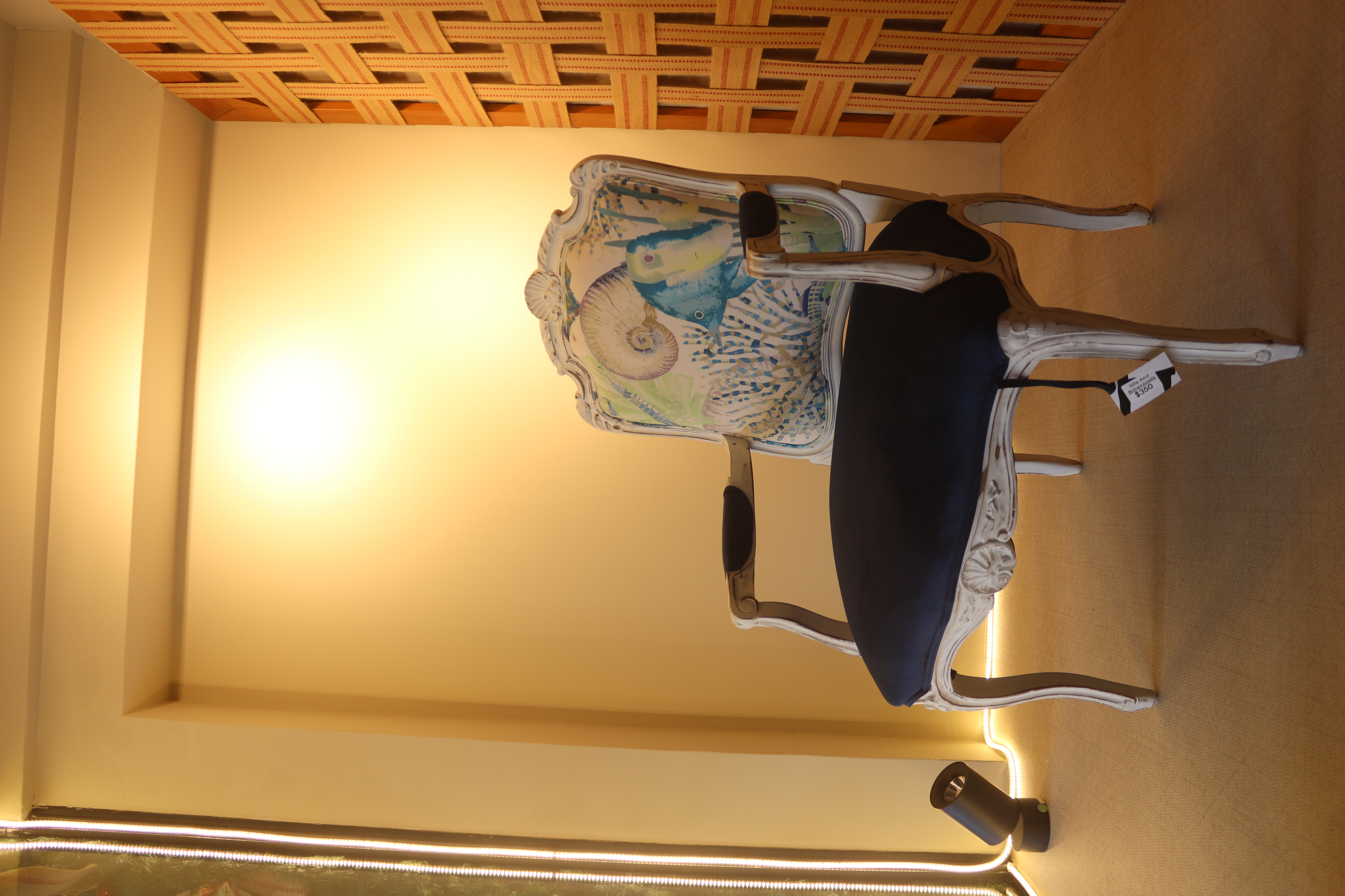 Silla Azul Bohemizada