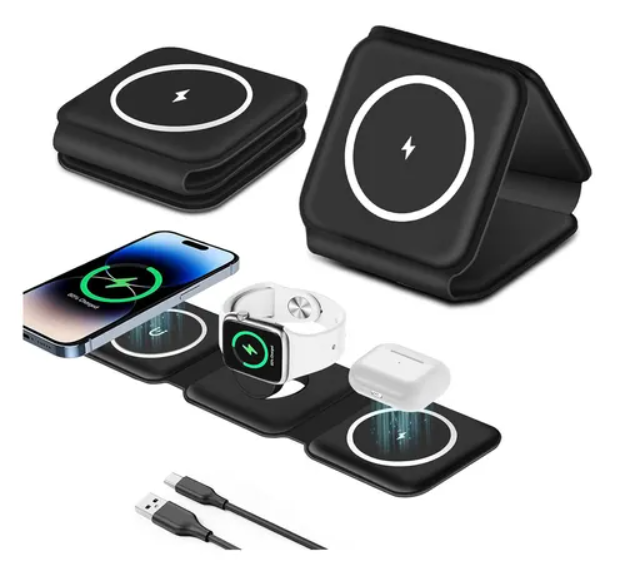 Estación de carga inalámbrica 3 en 1