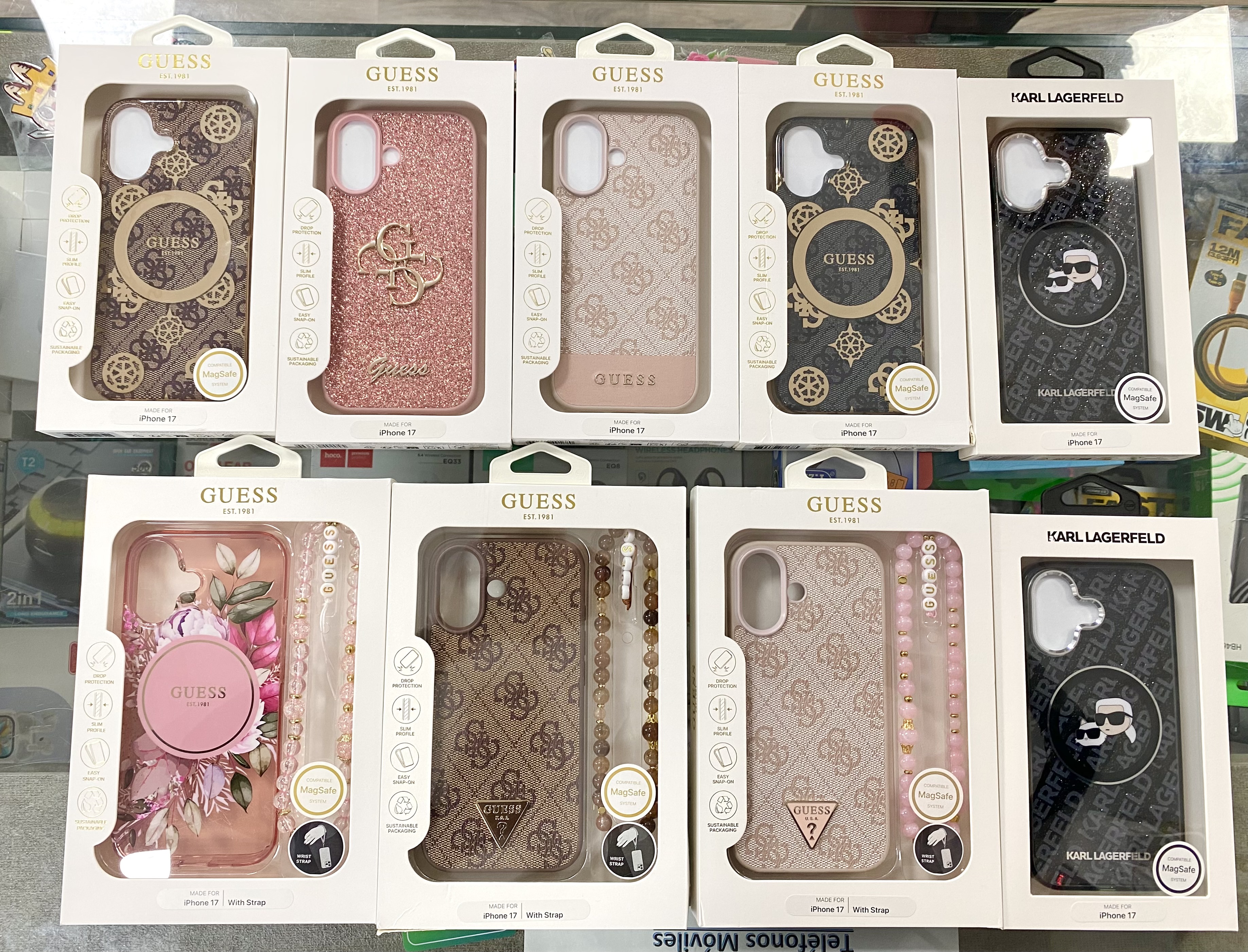 Fundas iPhone 17 Guess y Karl Lagerfeld 