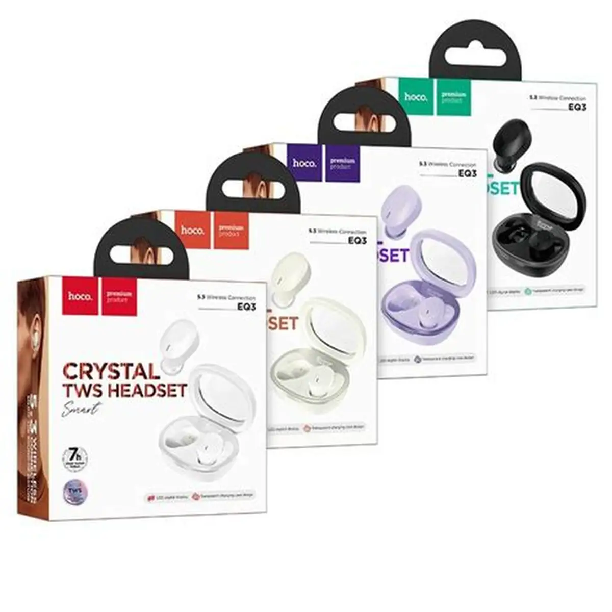 Auriculares Hoco Crystal TWS E03