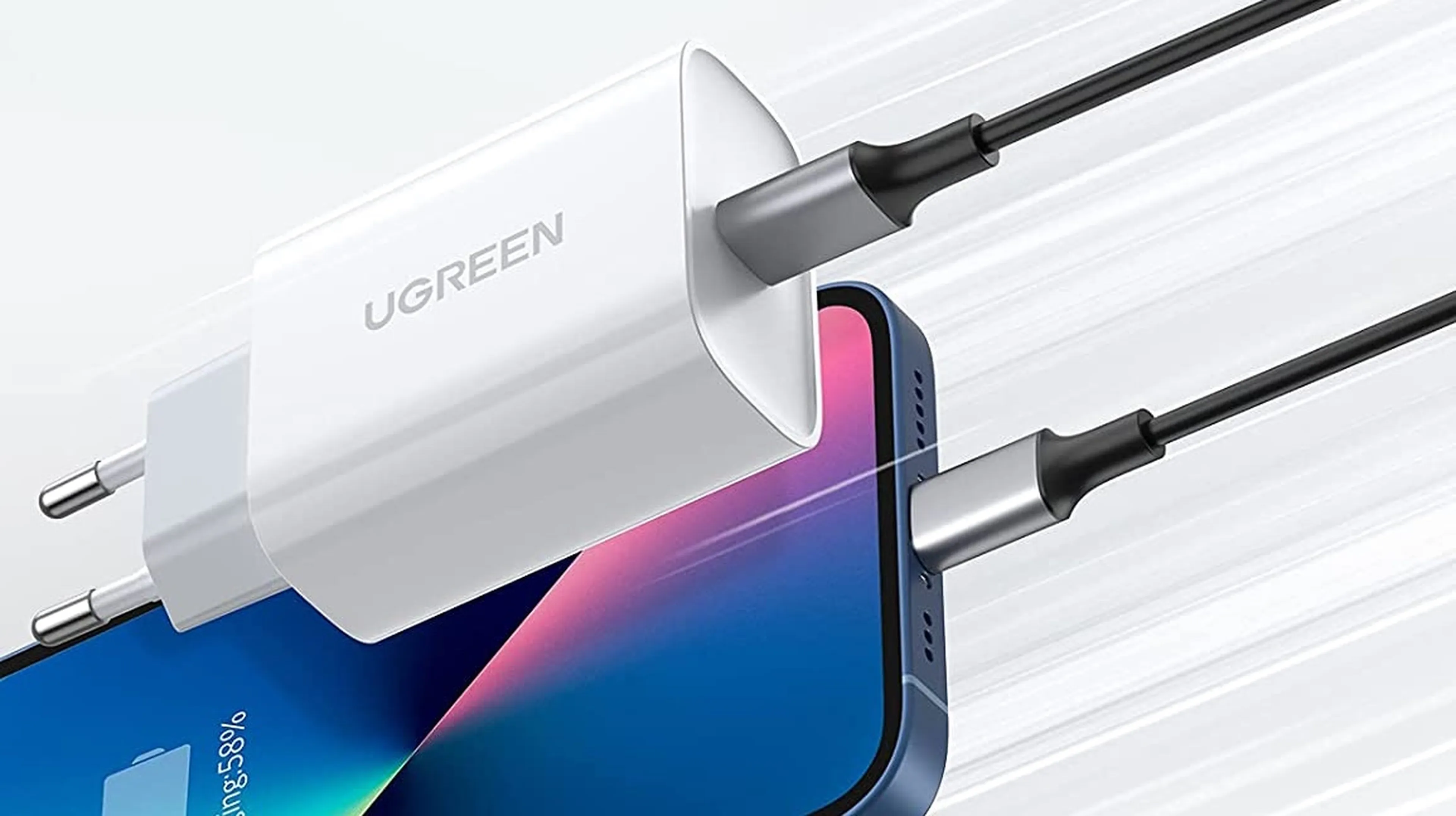 Set de cargadores USB-C y cables Lightning