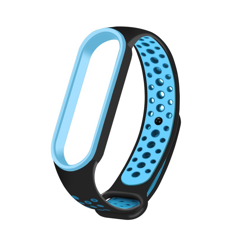 Kit 4 Pulseiras Esportiva Furadinha Happybras para Smartwatch Mi Band 3 E 4