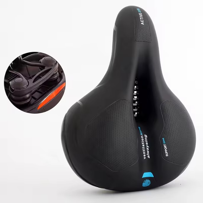Nunca Mais Sinta Dor ao Pedalar/ Selim para Bike Anatômico Happybras/ com GEL e MOLAS (MTB, Speed, Trilhas)