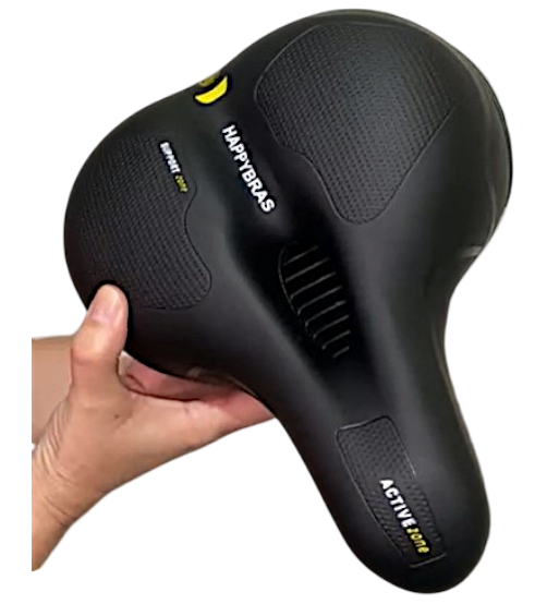 ⚡ ACABE COM A DOR NO BANCO! Selim Happybras com GEL + Molas – Conforto Anatômico Extremo para MTB, Speed e Trilhas