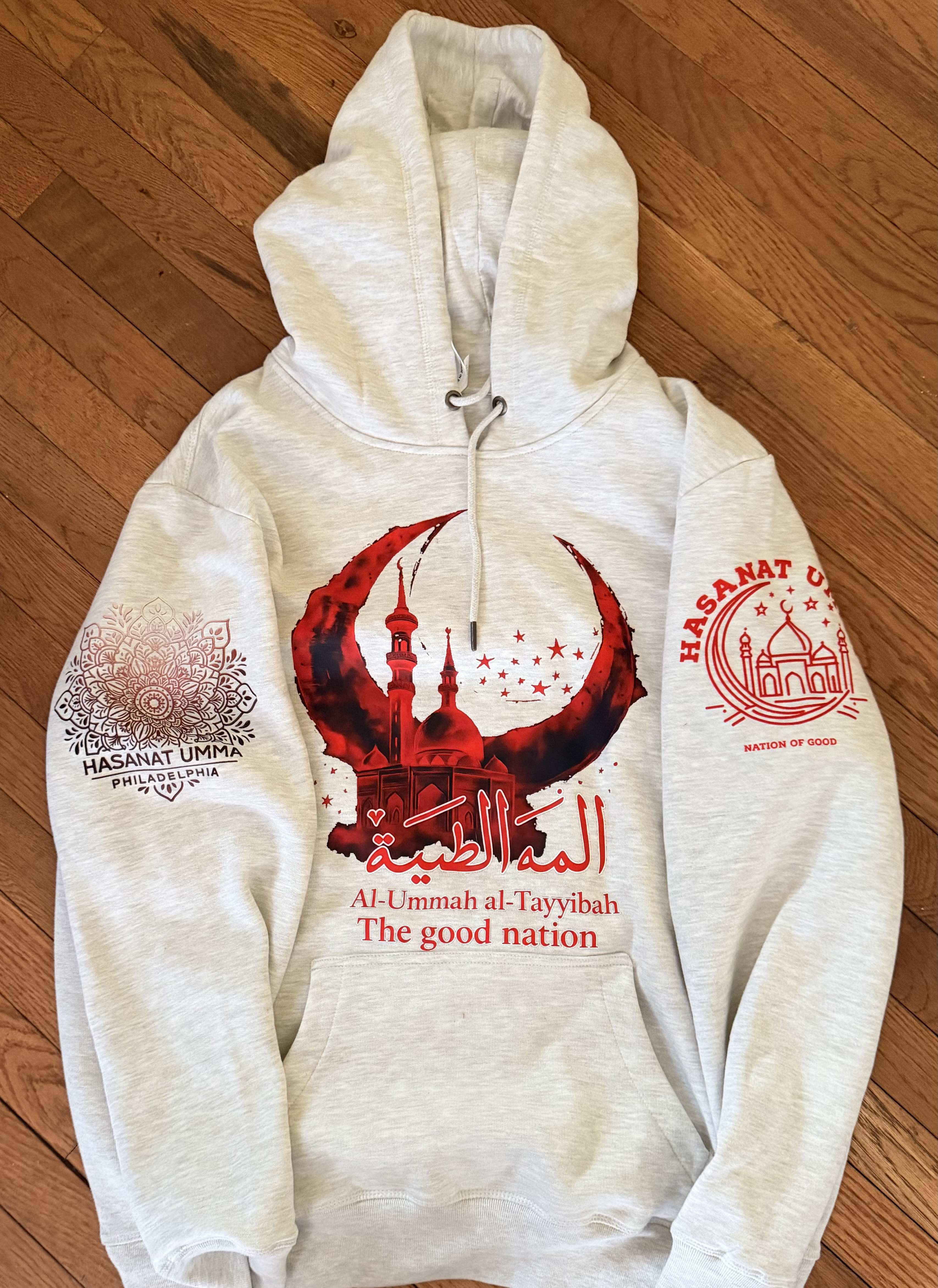 Islamic Crescent Graphic Hoodie