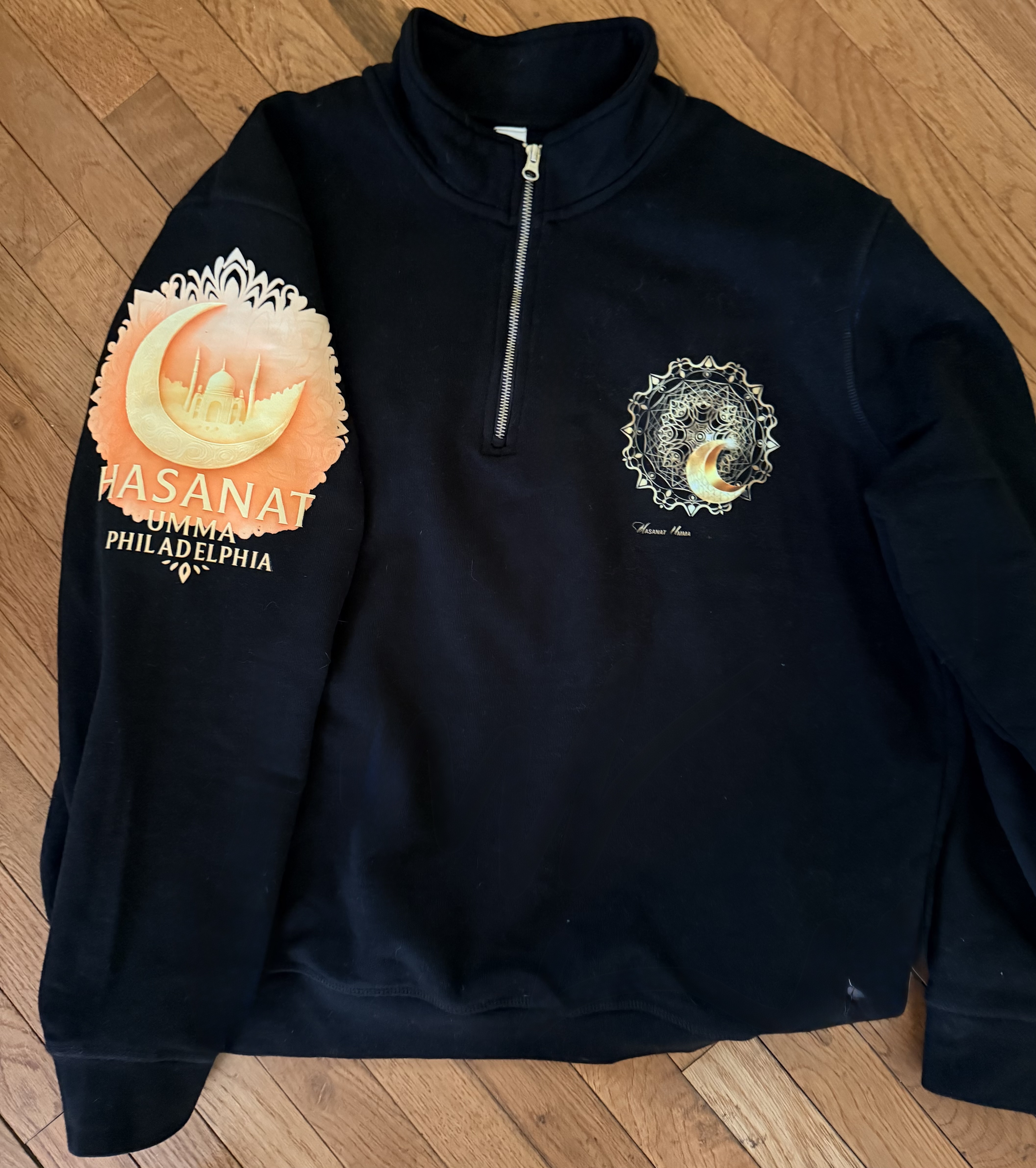 Hasanat umma Philadelphia Zip-Up Sweatshirt