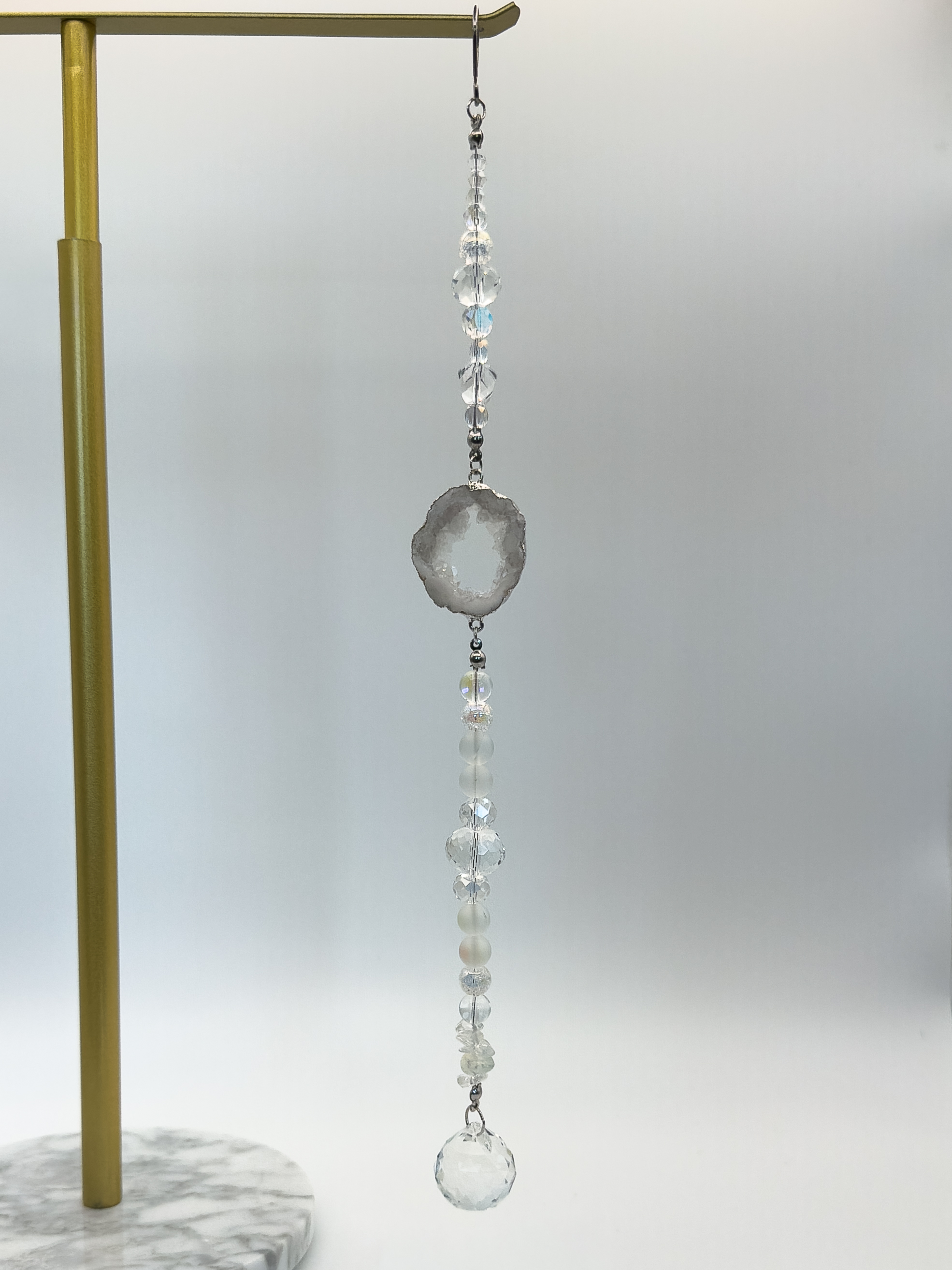 Natural Druzy Suncatcher