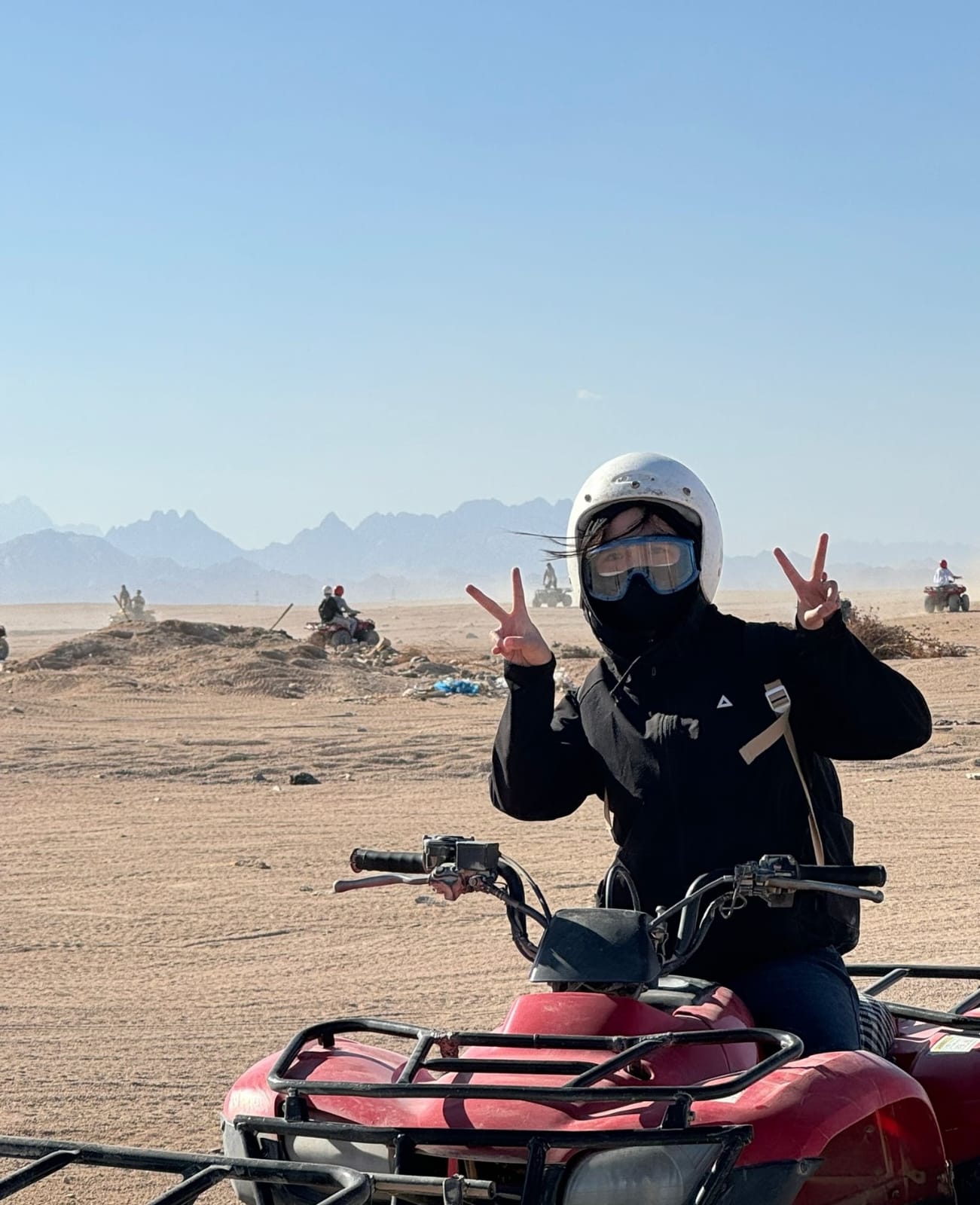 Quad bike tour in the desert and the Red Sea