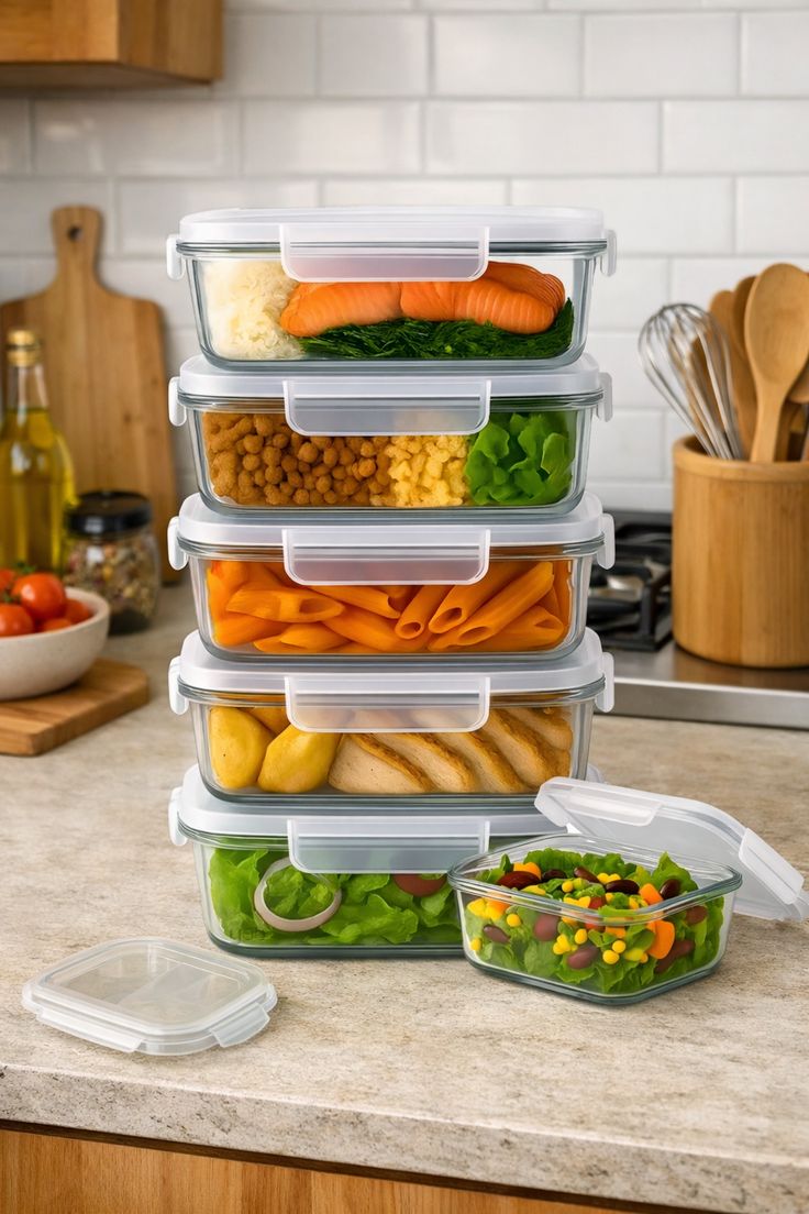 Kit Potes de Vidro Herméticos